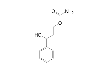 (3-hydroxy-3-phenyl-propyl) carbamate