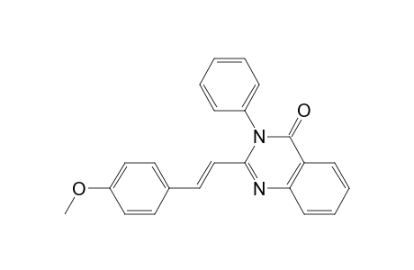 trans-2-(p-METHOXYSTYRYL)-3-PHENYL-4(3H)-QUINAZOLINONE