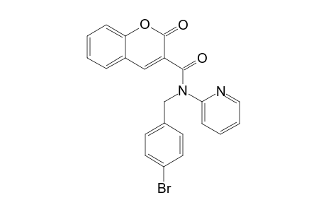 N-(4-Bromobenzyl)-2-oxo-N-(2-pyridinyl)-2H-chromene-3-carboxamide