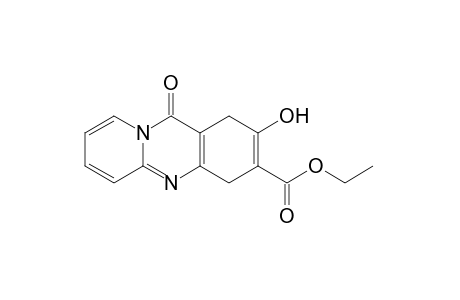 4,11-dihydro-2-hydroxy-11-oxo-1H-pyrido[2,1-b]quinazoline-3-carboxylic acid, ethyl ester