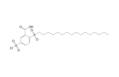 5-(chlorosulfonyl)-2-(hexadecylsulfonyl)benzoic acid