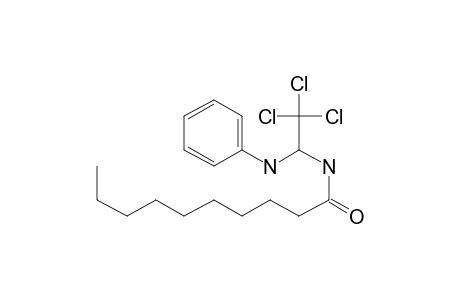 N-(1-Anilino-2,2,2-trichloroethyl)decanamide