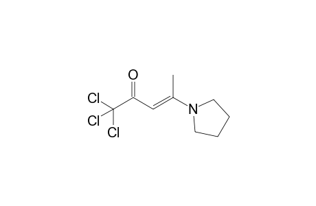 (E)-1,1,1-TRICHLORO-4-PYRROLIDIN-1-YL-3-PENTEN-2-ONE