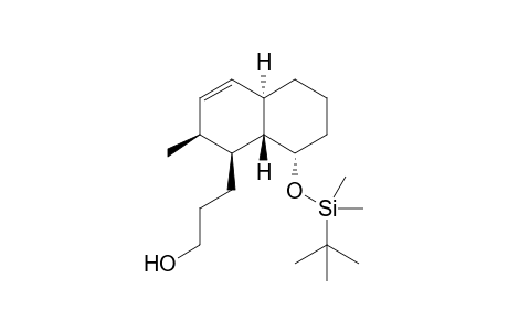 (1'S*,2'S*,4a'R*,8'S*,8a'S*)-8'-(tert-butyldimethylsiloxy)-2'-methyl-1',2',4a',5',6',7',8',8a'-octahydronaphthalene-1'-propanol