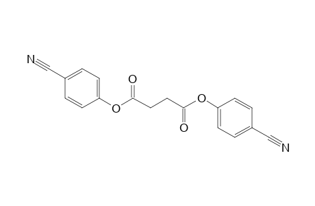 Succinic acid, di(4-cyanophenyl) ester