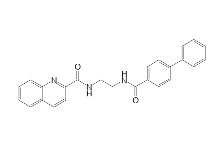 2-quinolinecarboxamide, N-[2-[([1,1'-biphenyl]-4-ylcarbonyl)amino]ethyl]-