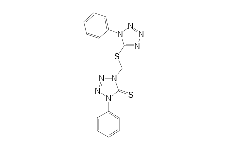 1-PHENYL-4-{[(1-PHENYL-1H-TETRAZOL-5-YL)THIO]METHYL}-2-TETRAZOLINE-5-THIONE