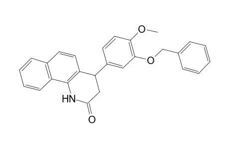 4-(3-Benzyloxy-4-methoxy-phenyl)-3,4-dihydro-1H-benzo[H]quinolin-2-one