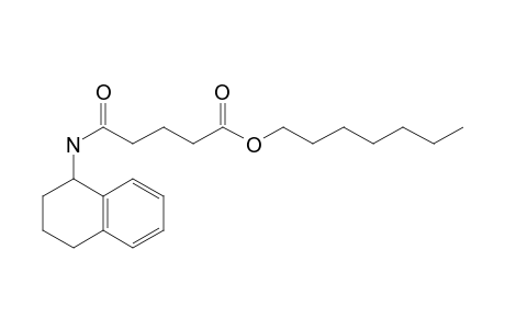 Glutaric acid monoamide, N-(1,2,3,4-tetrahydronaphth-1-yl)-, heptyl ester