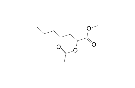 Heptanoic acid, 2-(acetyloxy)-, methyl ester