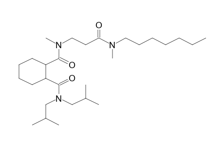 1-N-[3-[heptyl(methyl)amino]-3-oxopropyl]-1-N-methyl-2-N,2-N-bis(2-methylpropyl)cyclohexane-1,2-dicarboxamide