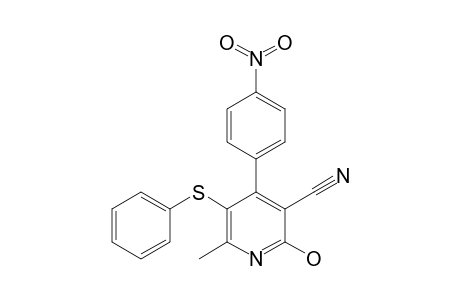 2-Hydroxy-6-methyl-4-(4'-nitrophenyl)-5-(phenylthio)pyridine-3-carbonitrile