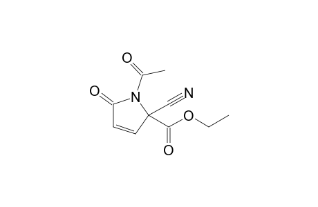 Ethyl 1-acetyl-2-cyano-5-oxo-2,5-dihydro-1H-pyrrole-2-carboxylate