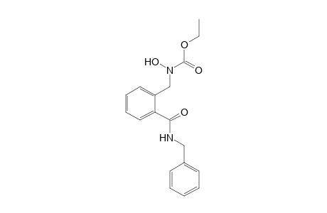 [o-(benzylcarbamoyl)benzyl]hydroxycarbamic acid, ethyl ester