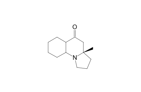 3A-Methyl-1,2,3,4,5A,6,7,8,9,9A-decahydropyrrolo[1,2-A]quinolin-5-one