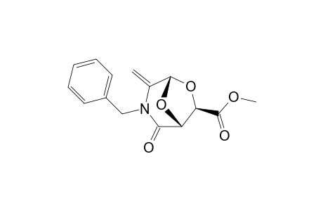 Methyl 3-benzyl-4-methylene-2-oxo-6,8-dioxa-3-azabicyclo[3.2.1]octane-7-carboxylate