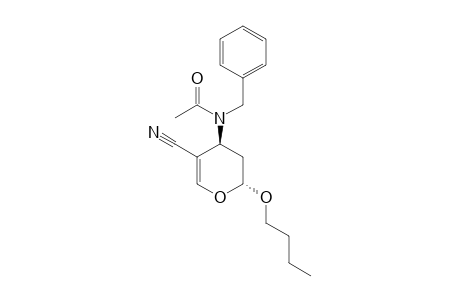 TRANS-(2RS,4SR)-4-(N-ACETYL-N-BENZYLAMINO)-3,4-DIHYDRO-2-N-BUTOXY-2H-PYRAN-5-CARBONITRILE