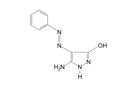 5-amino-4-(phenylazo)pyrazol-3-ol