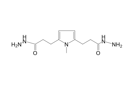 1-methylpyrrole-2,5-dipropionic acid, dihydrazide