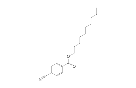 p-cyanobenzoic acid, decyl ester