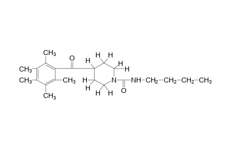 N-butyl-4-(pentamethylbenzoyl)-1-piperidinecarboxamide
