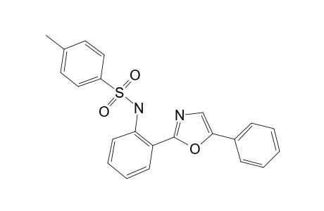 Benzenesulfonamide, 4-methyl-N-[2-(5-phenyl-2-oxazolyl)phenyl]-