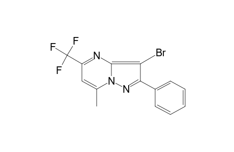 3-bromo-7-methyl-2-phenyl-5-(trifluoromethyl)pyrazolo[1,5-a]pyrimidine