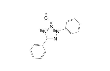 2,4-Diphenyl-[3,5-15N2]-2H-1,2,3,5-thiatriazol-1-ium chloride