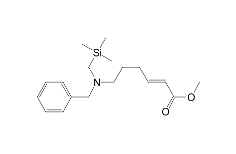 Methyl 6-[N-benzyl-N-[(trimethylsilyl)methyl]amino]hex-2-enoate