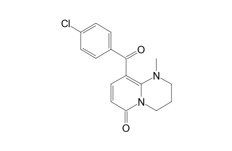 9-(PARA-CHLOROBENZOYL)-1-METHYL-1,2,3,4-TETRAHYDROPYRIDO-[1,2-A]-PYRIMIDIN-6(7H)-ONE