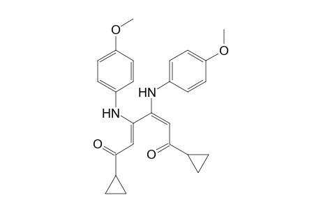 1,6-Bis(cyclopropyl)-3,4-di(4-methoxyphenyl)aminohexa-2,4-dien-1,6-dione