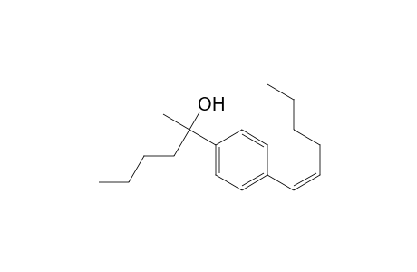 2-{4-[(Z)-hex-1-enyl]phenyl}hexan-2-ol