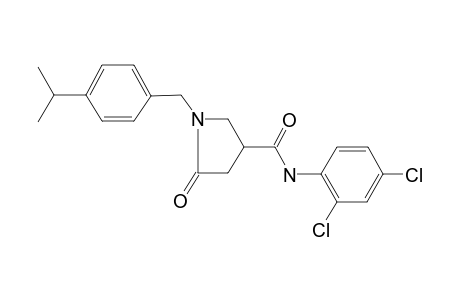 N-(2,4-dichlorophenyl)-1-(4-isopropylbenzyl)-5-keto-pyrrolidine-3-carboxamide