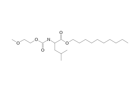 L-Leucine, N-(2-methoxyethoxycarbonyl)-, decyl ester