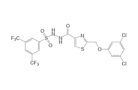 1-{{2-[(3,5-DICHLOROPHENOXY)METHYL]-4-THIAZOLYL}CARBONYL}-2-[(alpha,alpha,alpha,alpha',alpha',alpha'-HEXAFLUORO-3,5-XYLYL)SULFONYL]HYDRAZINE