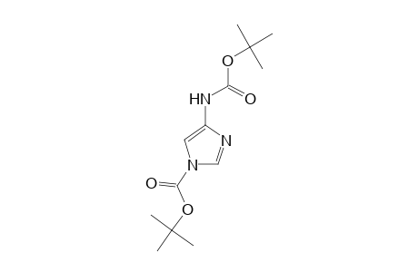 1H-Imidazole-1-carboxylic acid, 4-(t-butoxycarbonylamino)-, t-butyl ester