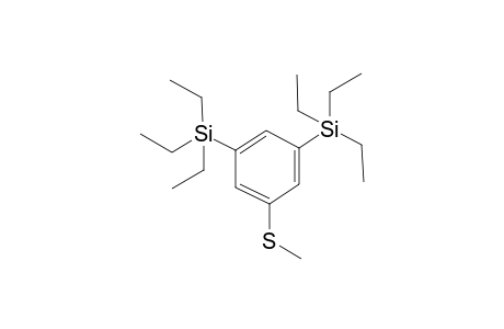 (5-(methylthio)-1,3-phenylene)bis(triethylsilane)