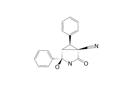 (1S,4R,5R,6S)-4-hydroxy-2-oxo-4,6-diphenyl-3-azabicyclo[3.1.0]hexane-1-carbonitrile