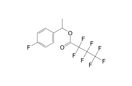 4-Fluoro-.alpha.-methylbenzyl alcohol, heptafluorobutyrate