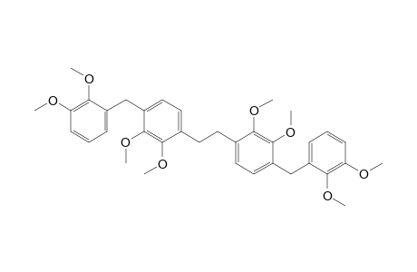 1,2-Bis(4-(2,3-dimethoxybenzyl)-2,3-dimethoxyphenyl)ethane