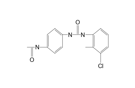 4'-acetamido-3-chloro-2-methylcarbanilide