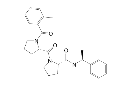 (S)-1-((2-Methylbenzoyl)-L-prolyl)-N-((S)-1-phenylethyl)pyrrolidine-2-carboxamide