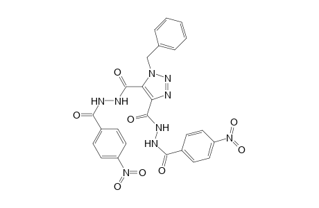 1H-1,2,3-Triazole-4,5-dicarboxylic acid, 1-(phenylmethyl)-, bis[2-(4-nitrobenzoyl)hydrazide]