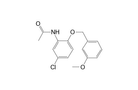 N-[5-Chloro-2-(3-methoxy-benzyloxy)-phenyl]-acetamide