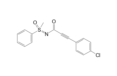 N-[3-(4-Chlorophenyl)propioloyl]-S,S-methylphenyl sulfoximine