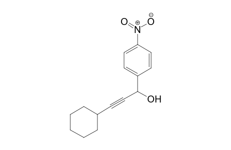 3-Cyclohexyl-1-(4-nitrophenyl)prop-2-yn-1-ol