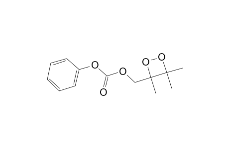 Phenyl (3,4,4-trimethyl-1,2-dioxetan-3-yl)methyl carbonate