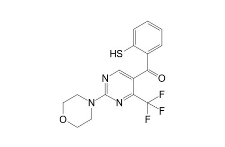 5-(2-Sulfanylbenzoyl)-2-(morpholin-4-yl)-4-(trifluoromethyl)pyrimidine