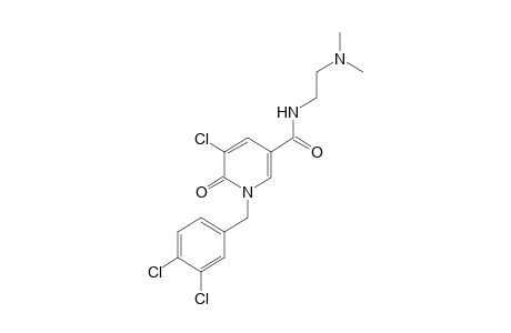 5-CHLORO-1-(3,4-DICHLOROBENZYL)-1,6-DIHYDRO-N-[2-(DIMETHYLAMINO)ETHYL]-6-OXONICOTINAMIDE