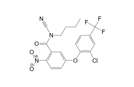 Benzamide, N-butyl-5-[2-chloro-4-(trifluoromethyl)phenoxy]-N-cyano-2-nitro-